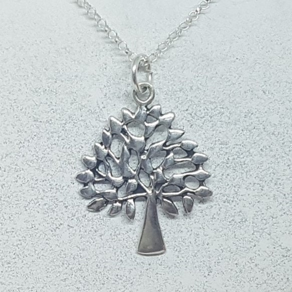 Sterling Silver Mulberry Tree Necklace