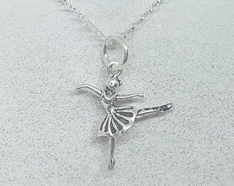 Sterling Silver Ballerina Necklace