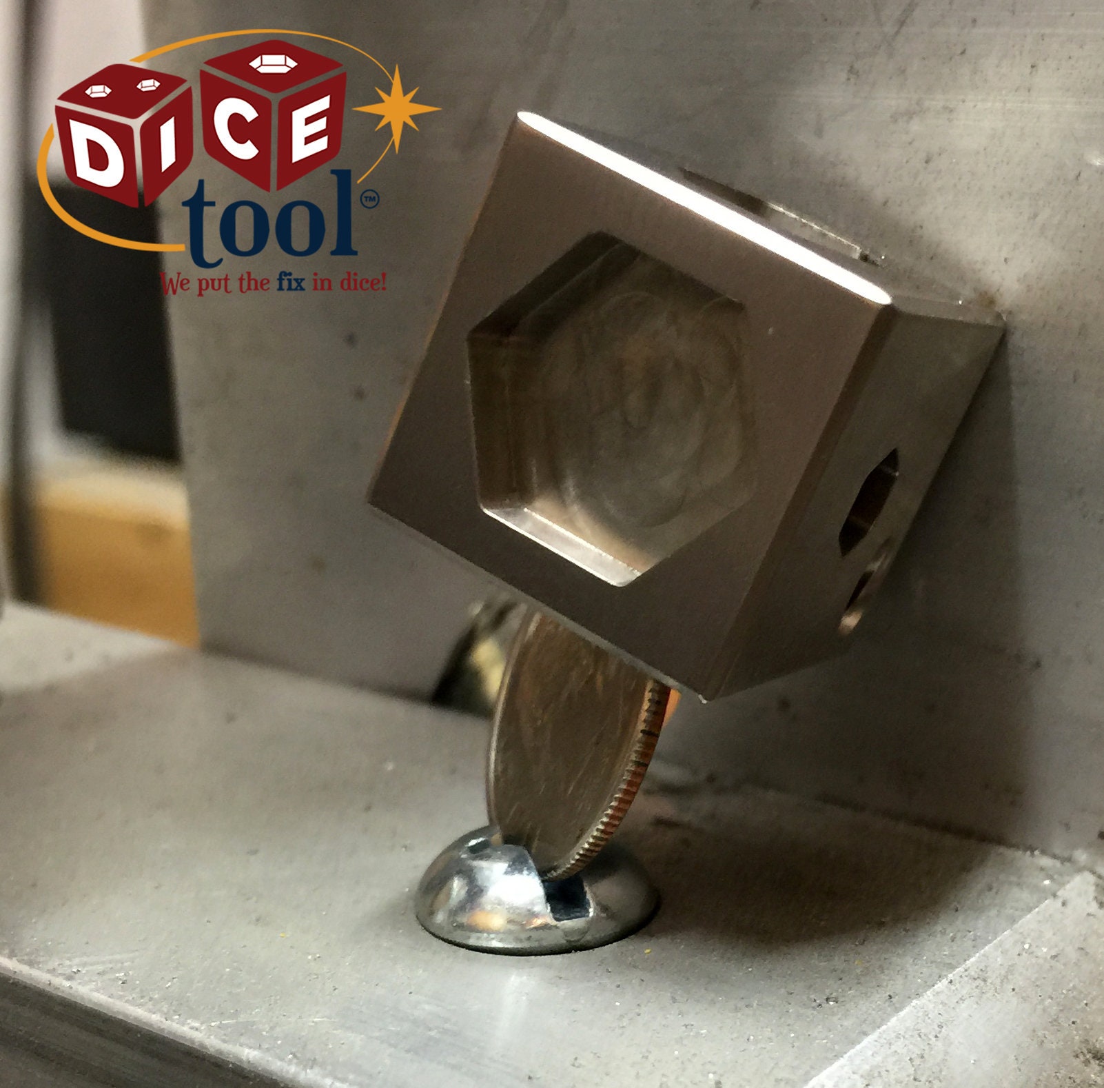 Stainless Steel Dice Tool Six Sided Hex Multitool Key Etsy