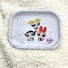 Mini Rolling Tray - Power Puff // Cute Rolling Trays // Weed Tray // 420 Gift // Custom Rolling Tray // Girly Smoking Accessories 