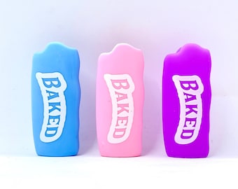 Baked Lighter Cover // Silicone Lighter Cover // Cute Lighter Cover // Stoner Accessories // 420 gifts