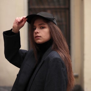 ACNE Studios Low-Profile-Kappe in schwarz