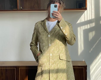 Vintage Eddie Bauer Women's Wool Tweed Car Coat Size Medium