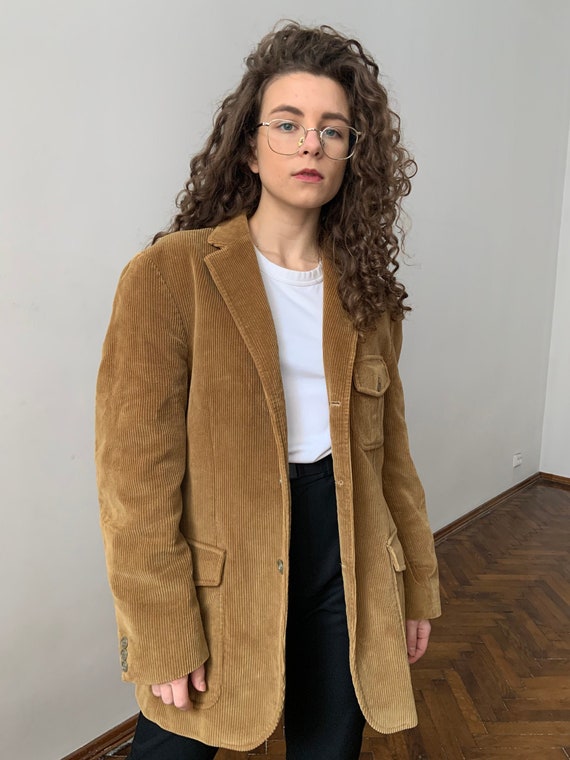 Gorgeous Boggi Milano Blazer, Ochre Velvet Suit Ja