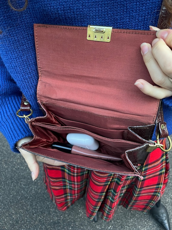Vintage brown crossbody mini bag Gem