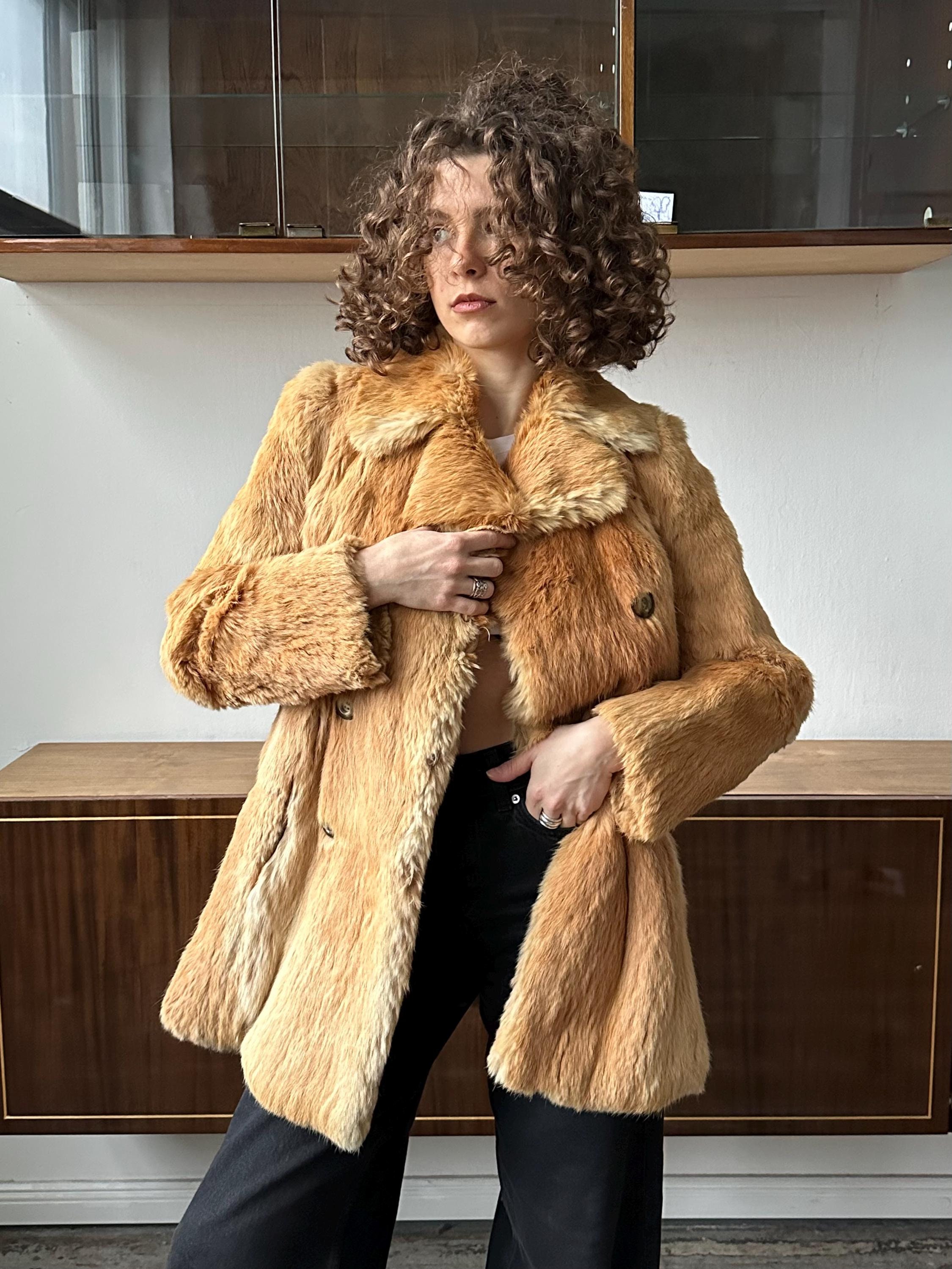 90s Fur Coat - Etsy 90s Fur Coat - Etsy