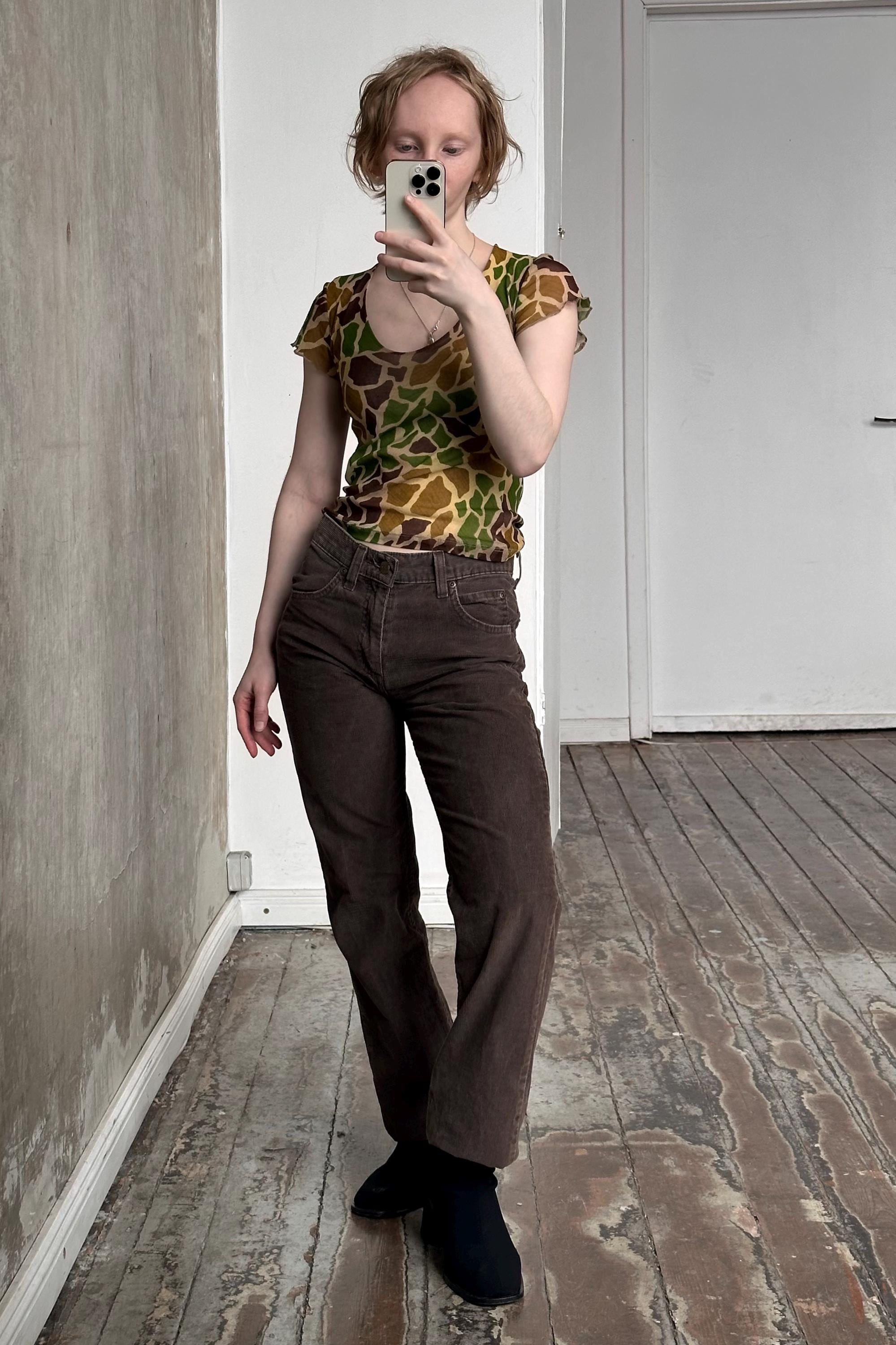 ★関税/送料込★Rest&Recreation★LOGO CORDUROY PANTS Low Rise Corduroys - Etsy