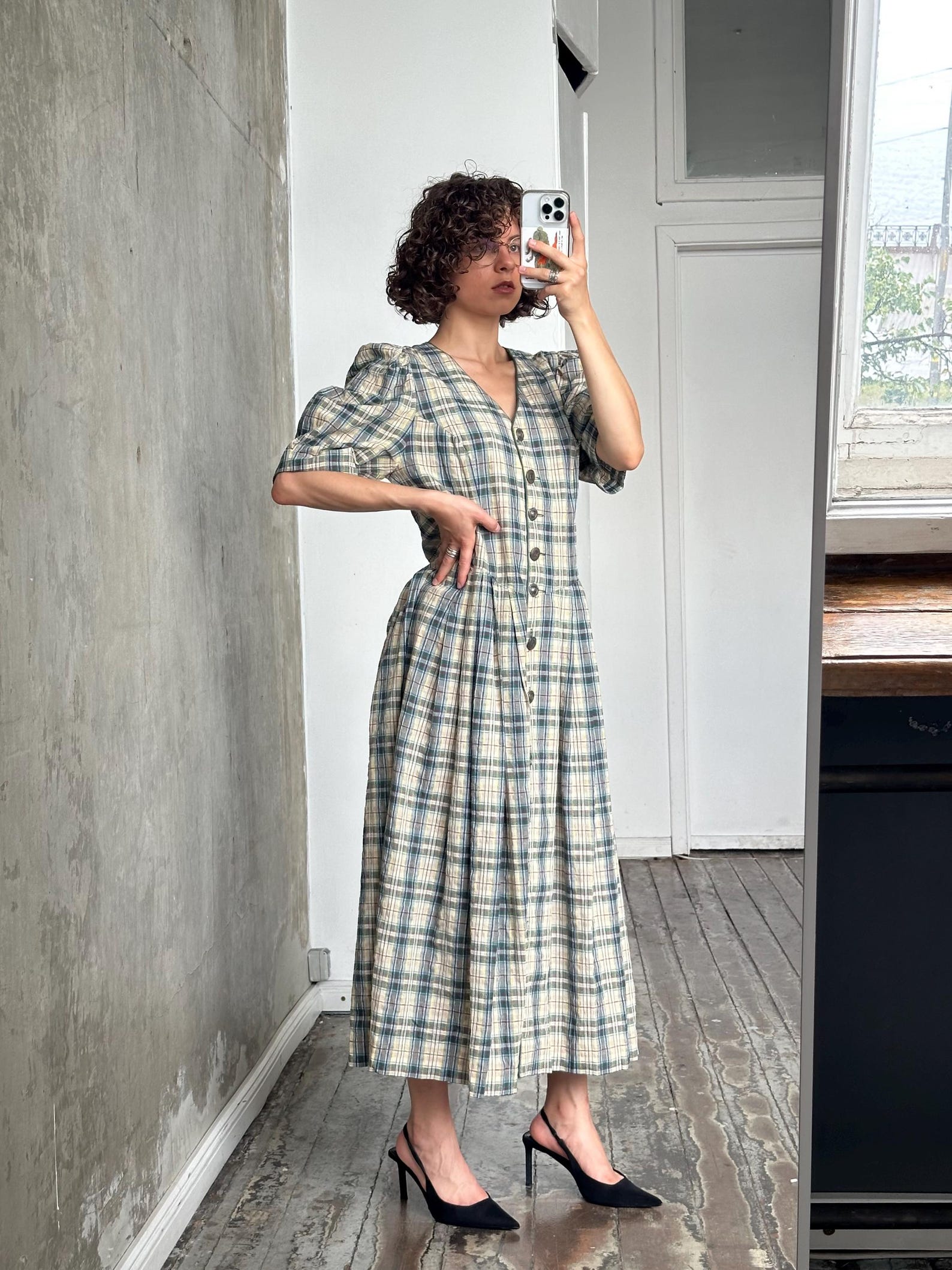 CLASSIC LADY DRESS - CHECK