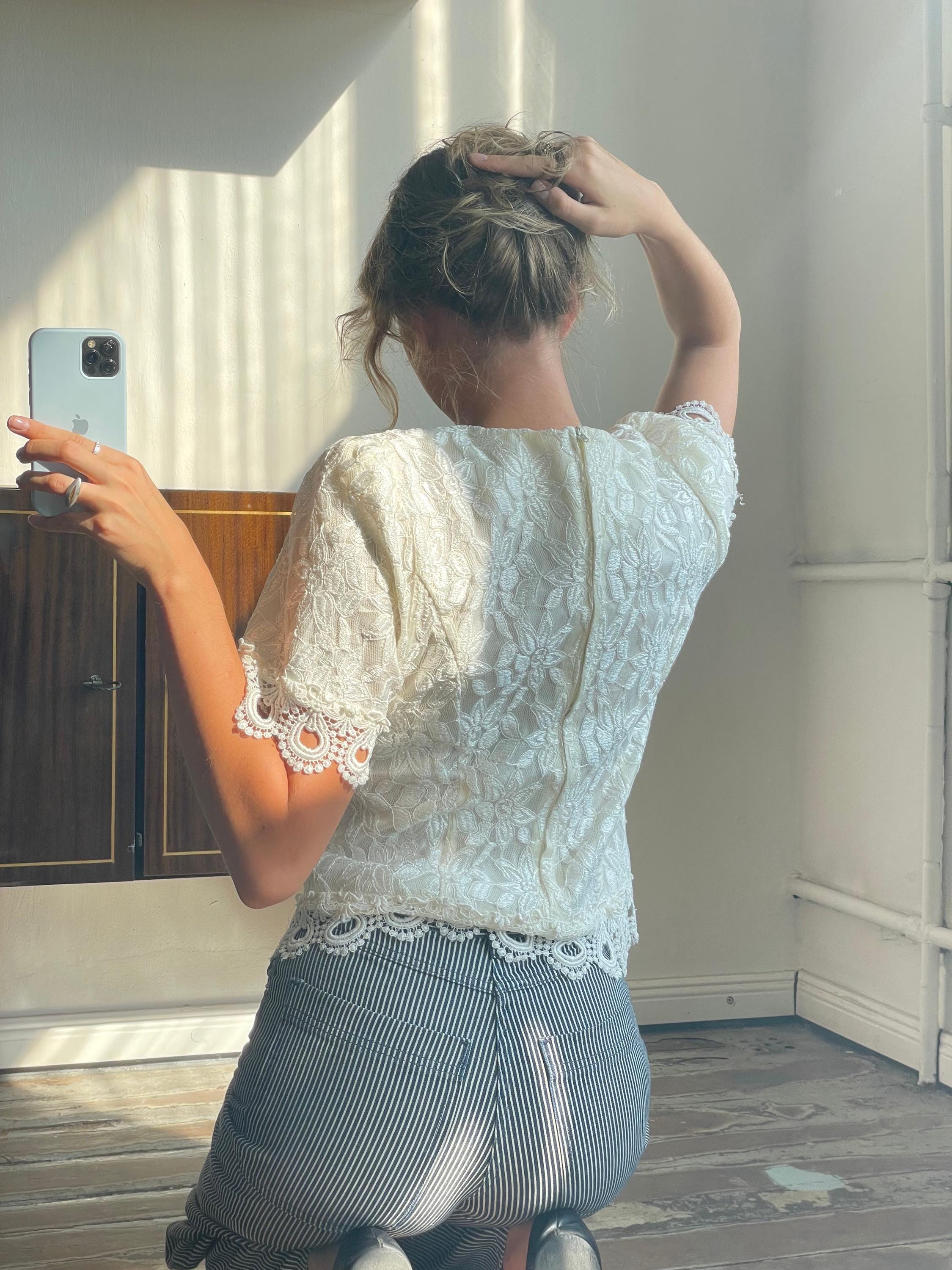 white lace vintage blouse♡ Treat ürself color_2.jpg?x-oss-process=