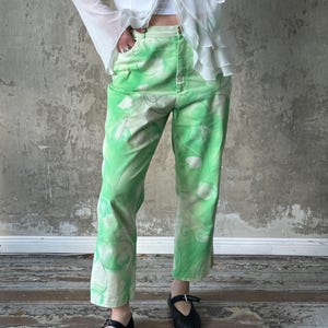 Vintage ESCADA Sport spring aesthetic jeans in green