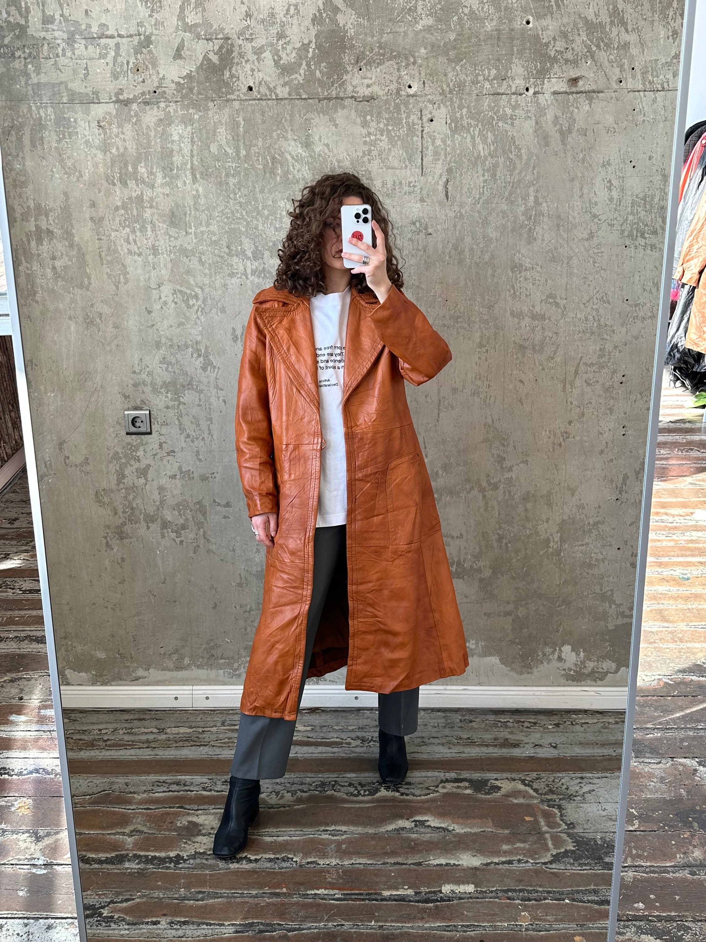 ジャケット・アウター 90s jil sander real leather coat 90's] Old JIL SANDER Leather Jacket Size.48