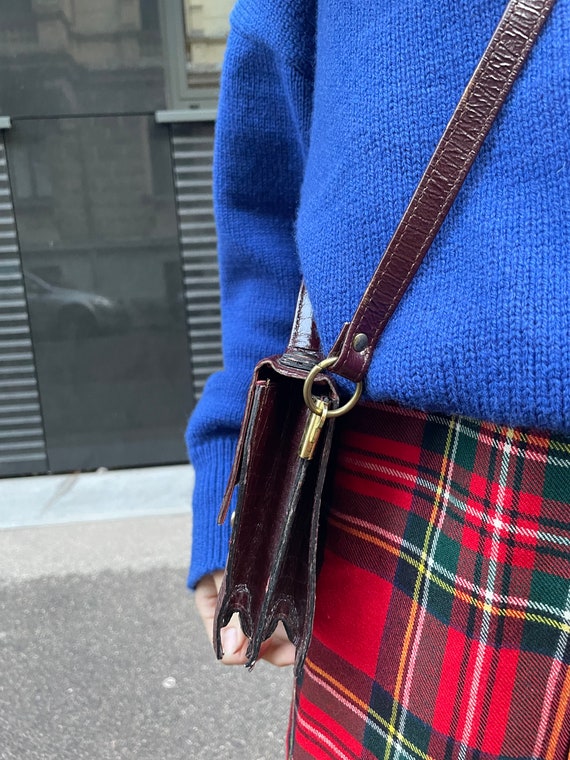 Vintage brown crossbody mini bag Gem