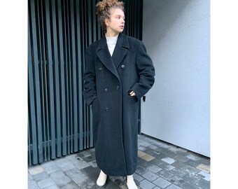full length black coat