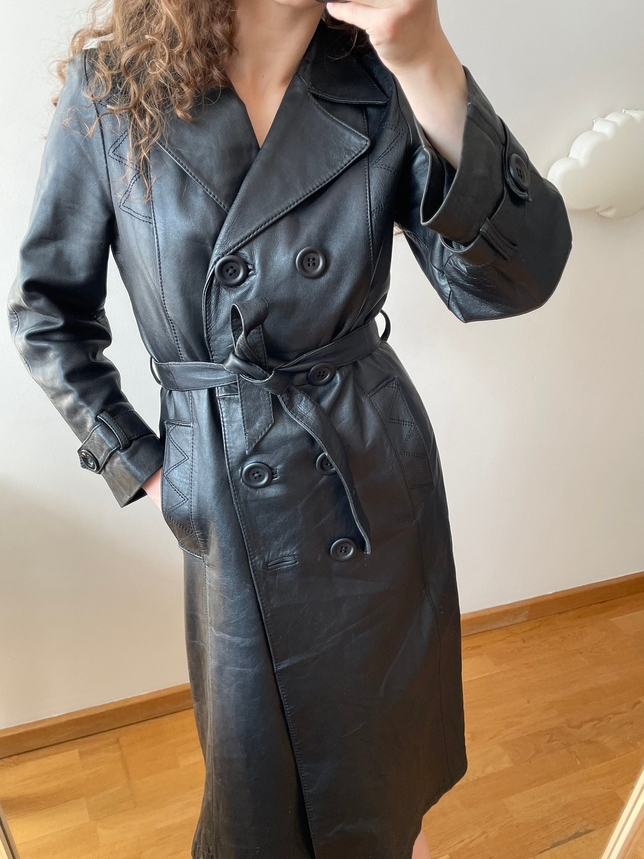 Retro Fleece Paneled Pocket Belted Coat