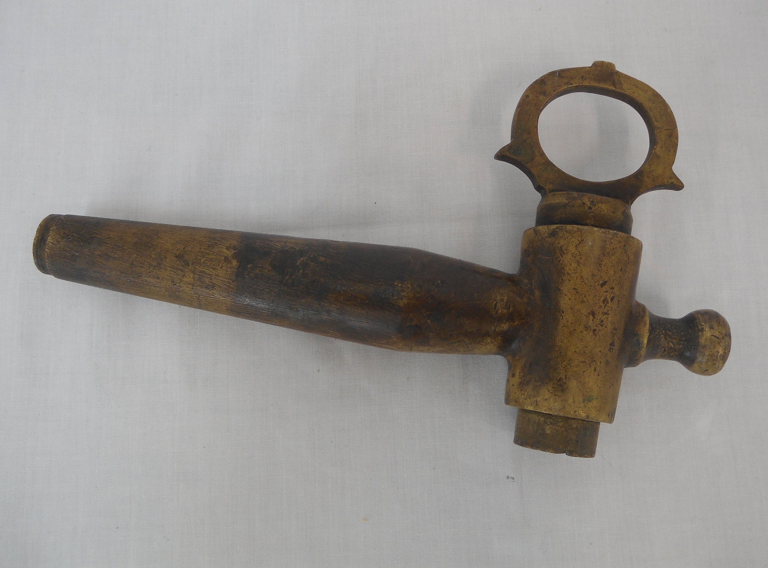 Vintage Drain valve for a large wine barrel brass Etsy