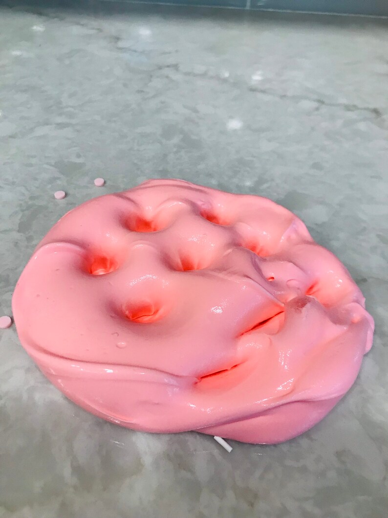 Strawberry Milkshake Slime Butter Slime 6oz Cheap Slime Inflating Slime Scented Slime AspenSlimeLabs image 5