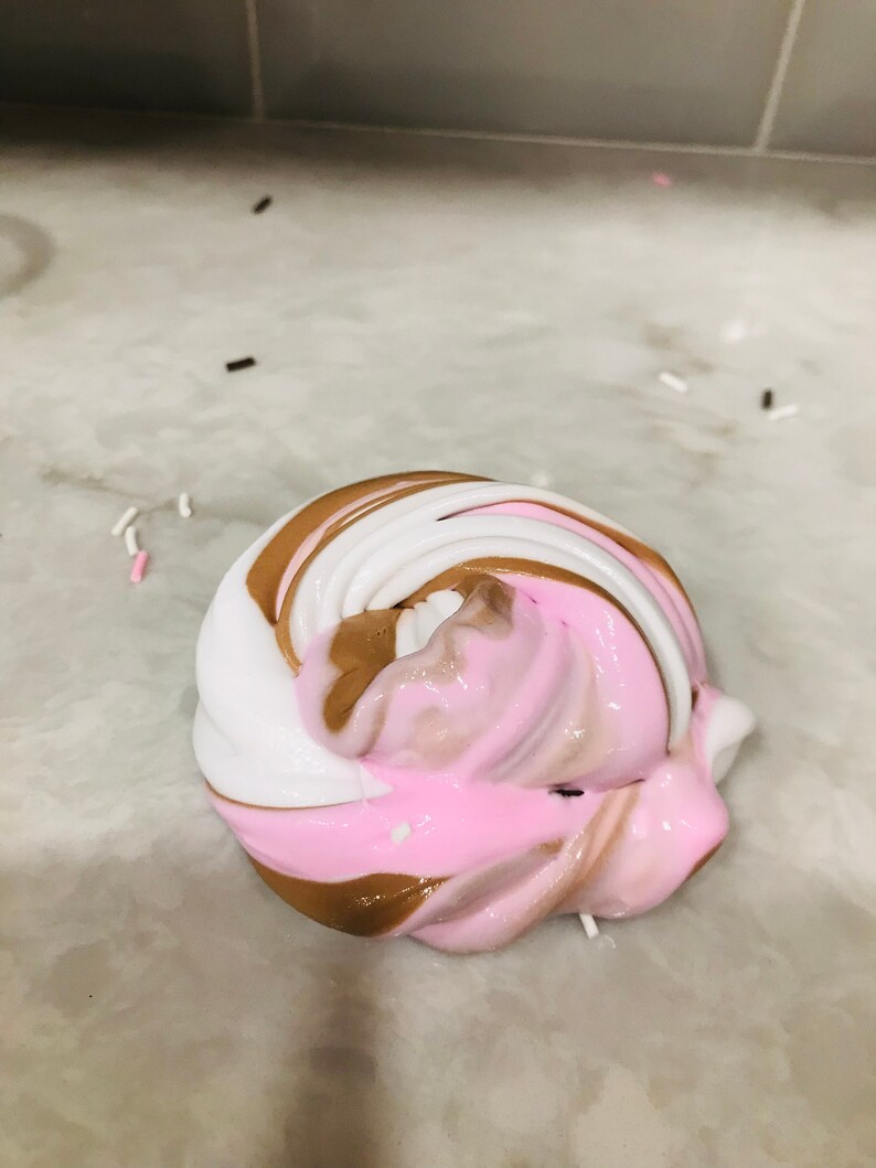Neapolitan Scoop Slime DIY Slime Ice Cream Slime Butter Etsy
