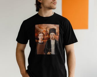 T-shirt with Taras Shevchenko and Lesya Ukrainka | Art T-shirts | National Symbols Of Ukraine | Ukrainian Gift  | Ukrainian national clothes