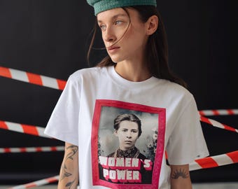 T-shirt with Lesya Ukrainka | Art T-shirts | National Symbols Of Ukraine | Ukrainian Gift  | Ukrainian national clothes | Ukrainian Art