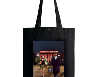 Cute Tote Bag canvas from Ukraine | Designer print | Ukraine artist | Ukrainian print | Ukrainian style | Ukrainian store