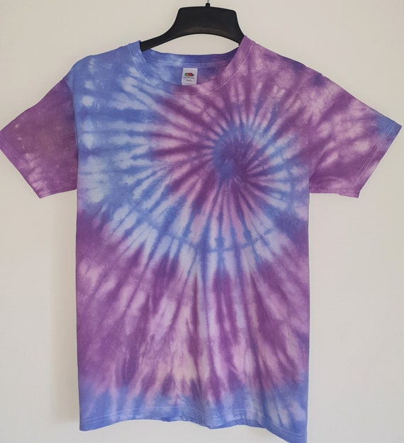 purple tie dye shirt women's