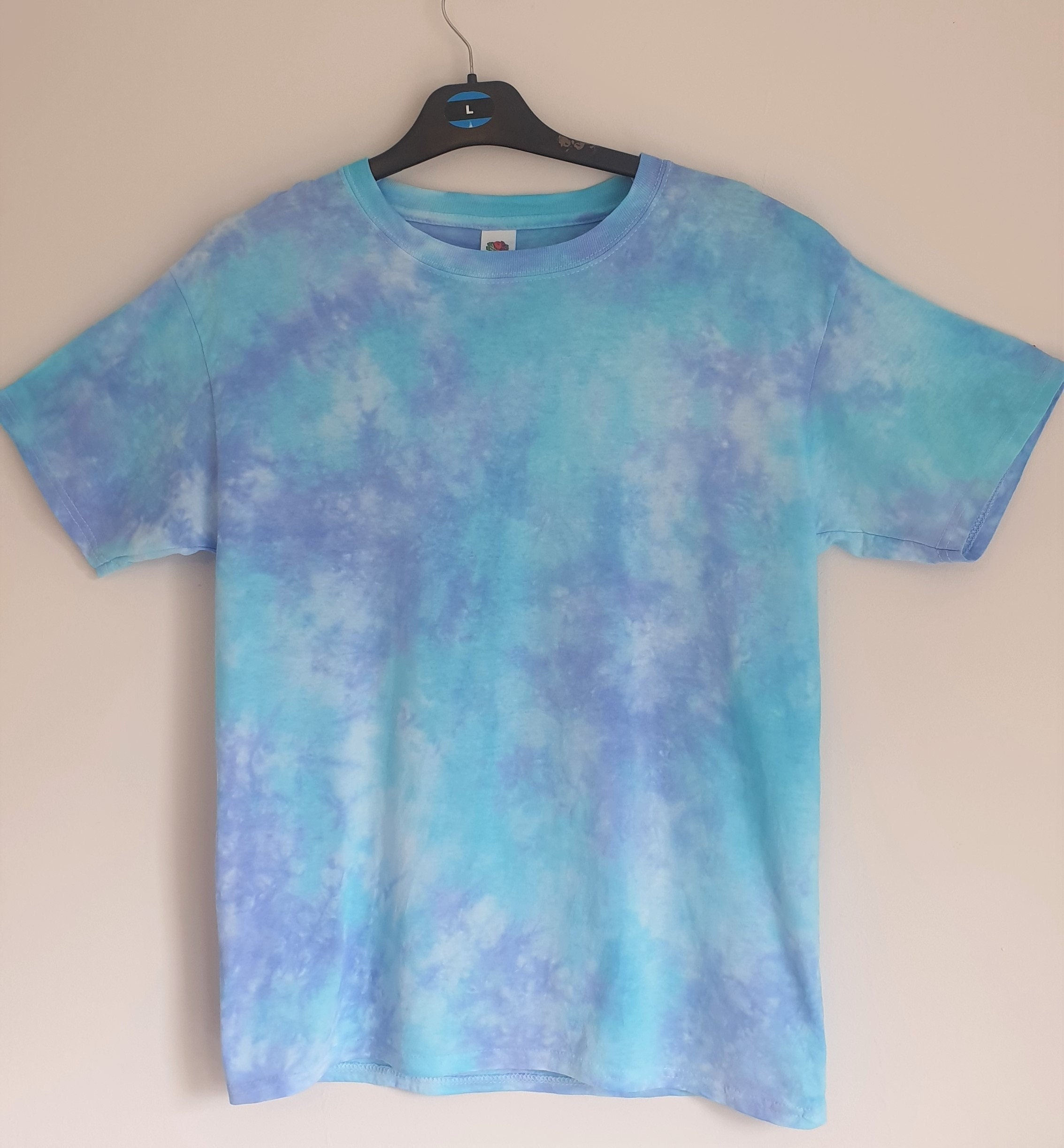 T-shirt Tie Dye Vert Délavé - Fruit Of The Loom - Taille L - Unisexe
