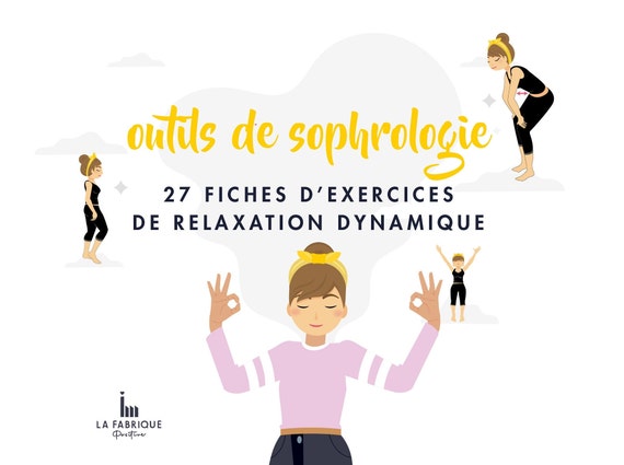 Textes De Relaxation Et De Visualisation Pdf Sophrologie : pack de 27 fiches de RD 27 illustrations - Etsy France