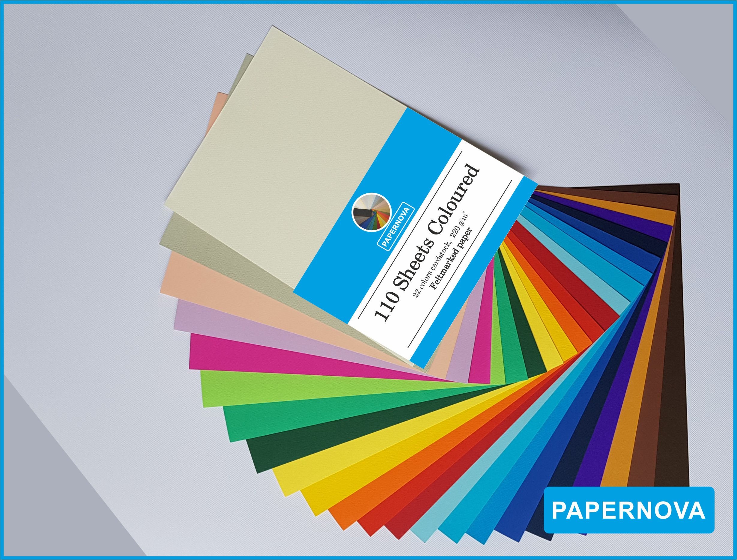Harvest Natural Recycled Craft Paper, Quality 250gsm Cardstock, 20  Sheets.,a4,a5,a6 