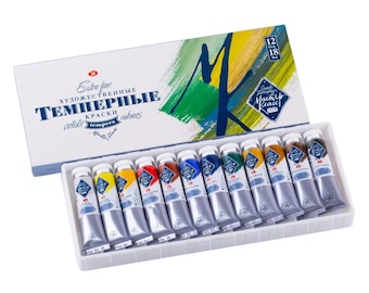 Coffret à détrempe Master Class 12 tubes de 18 ml par Nevskaya Palitra Saint-Pétersbourg