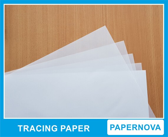 PAPERNOVA A4 A3 Carta da lucido traslucida 90gms 20 fogli 30 fogli