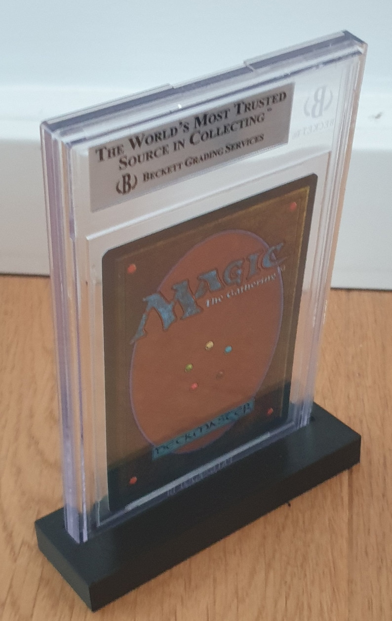 BGS TCG Card Stand for Pokemon Magic the Gathering Trading Card BGS Card HolderStand for Pokemon and Magic the Gathering Collectible Cards