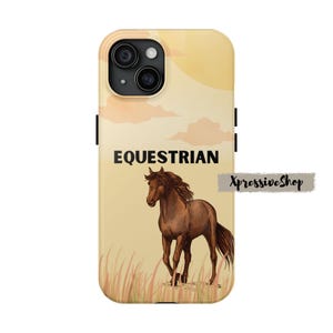 Western Equestrian Phone Case, Horse Tough Phone Cover Case, Equine Lifestyle Case, Horse Lovers Phone Case, Equestrian Tough Phone Case