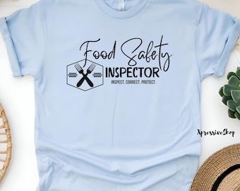 Food Safety Inspector T-Shirt: Food Industry Professional Tee