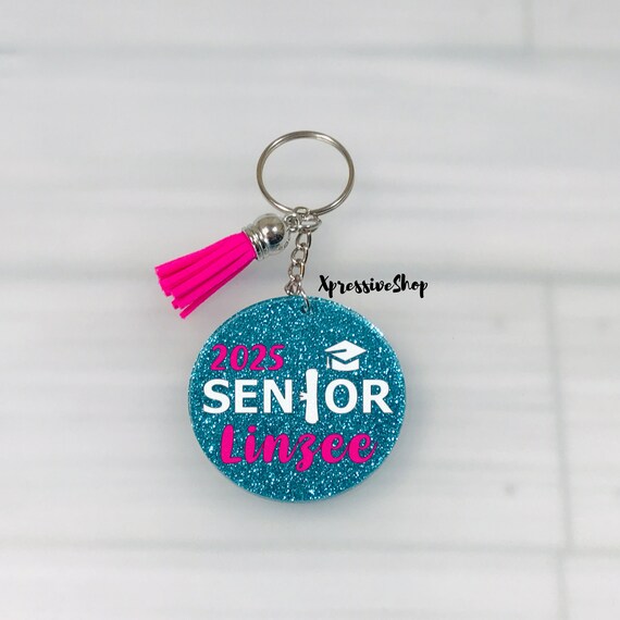 Personalized Graduation Keychain Custom Class of 2024 Gift