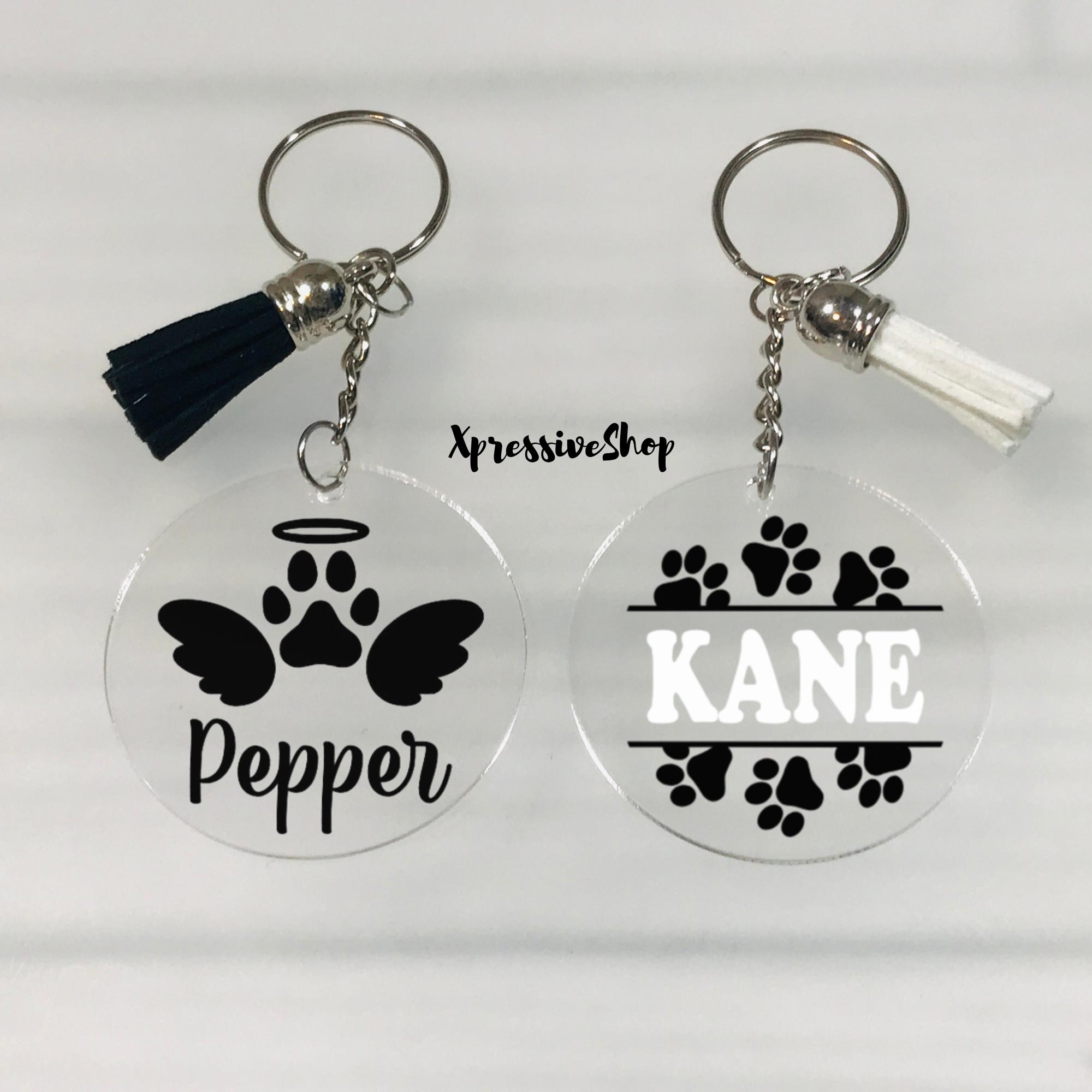 Key Chain Veterinary Personalized Veterinarian Keychain | Vet Tech Gift | Veterinary Paw ...