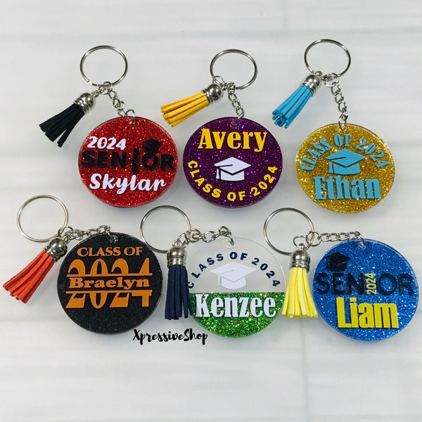 2024 Graduation Keychain Etsy