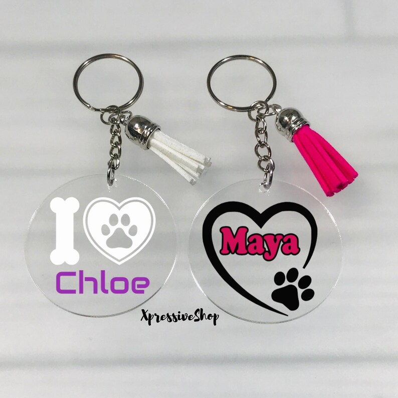 Key Chain Veterinary Personalized Veterinarian Keychain | Vet Tech Gift | Veterinary Paw ...