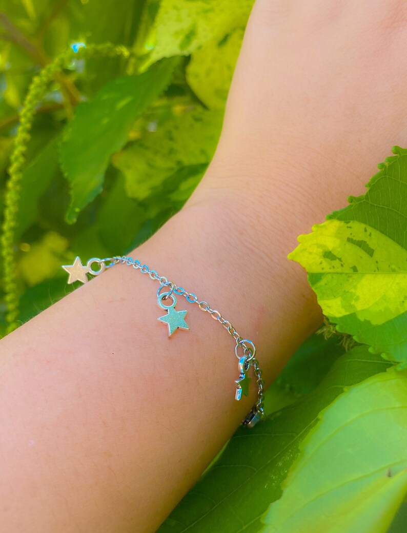 Star Charm Bracelet Aesthetic Charm Bracelet Etsy