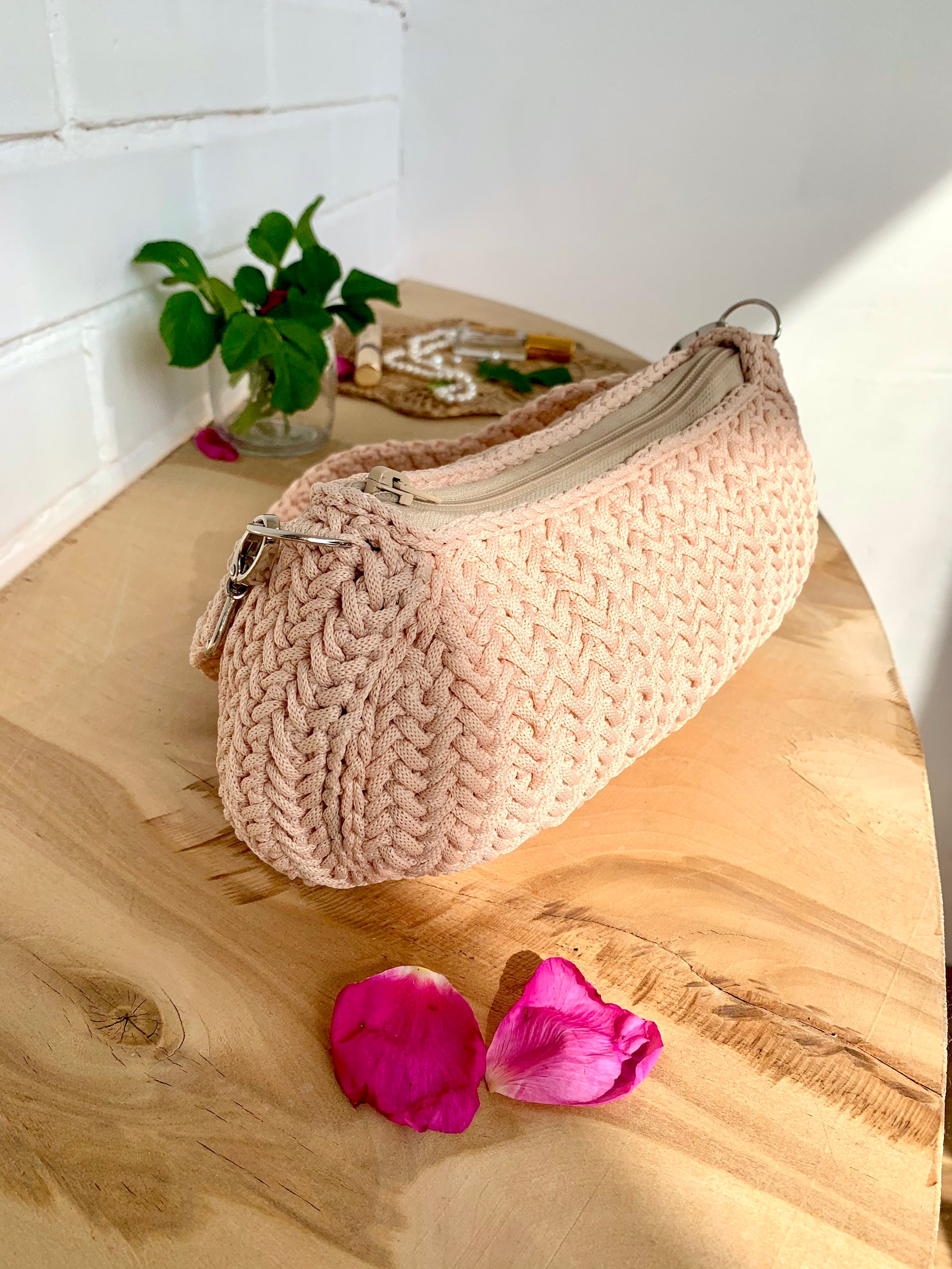 Crochet Pattern Baguette bagShoulder bag with chainEvening Etsy