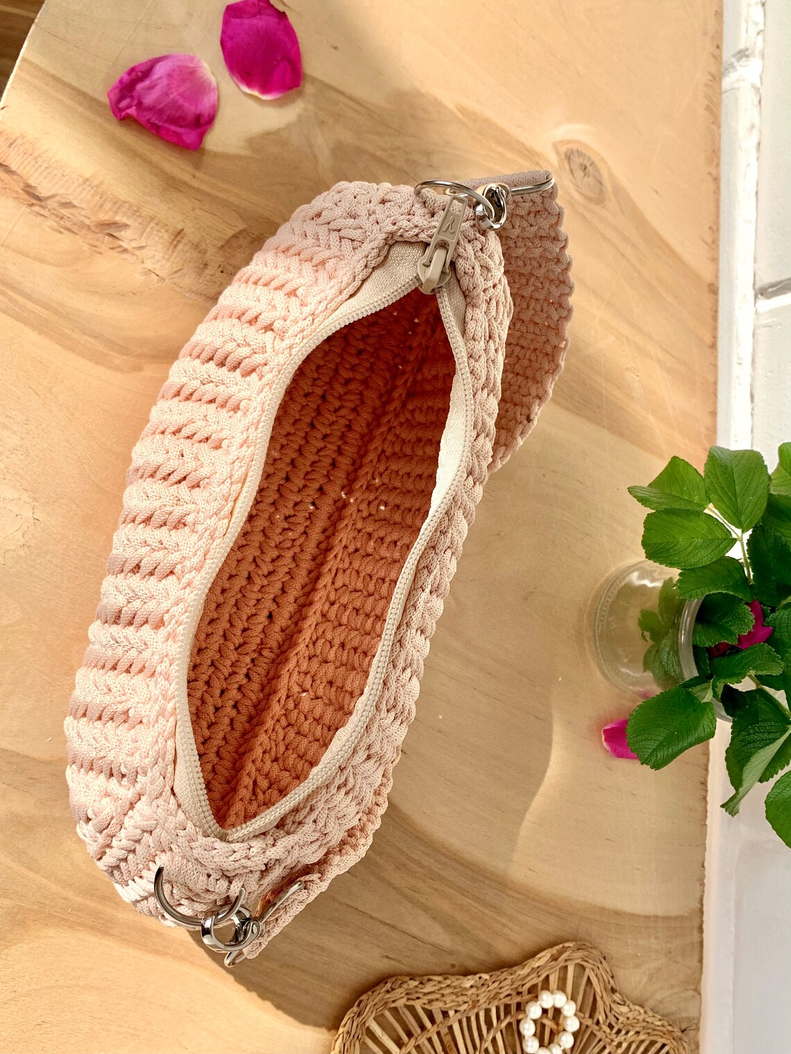 Crochet Pattern Baguette bagShoulder bag with chainEvening Etsy
