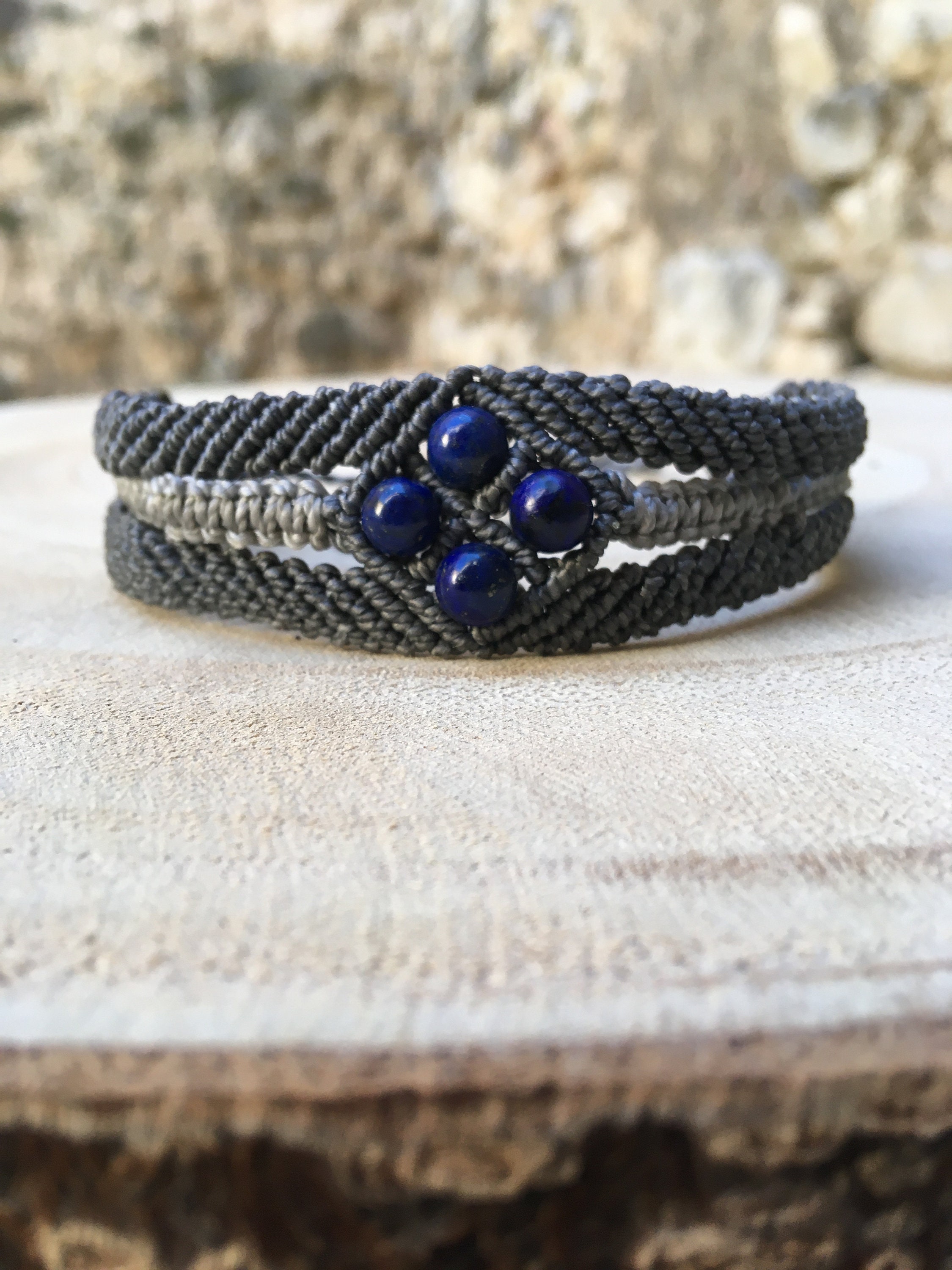etsy lapis lazuli bracelet