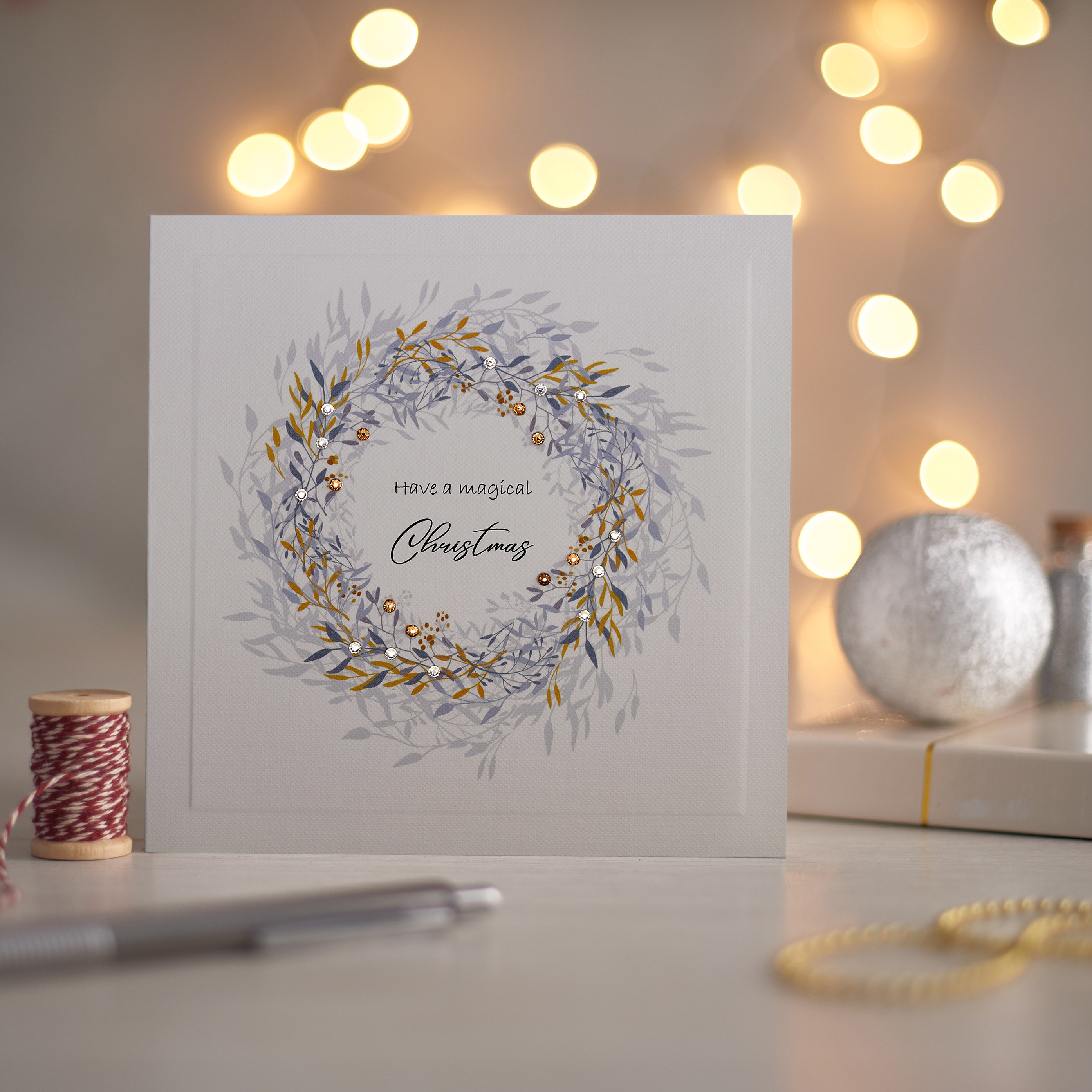 Luxury Christmas Card Etsy