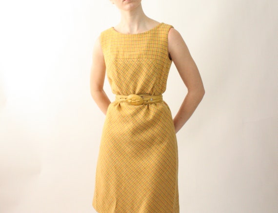 1960s plaid dress - image 3