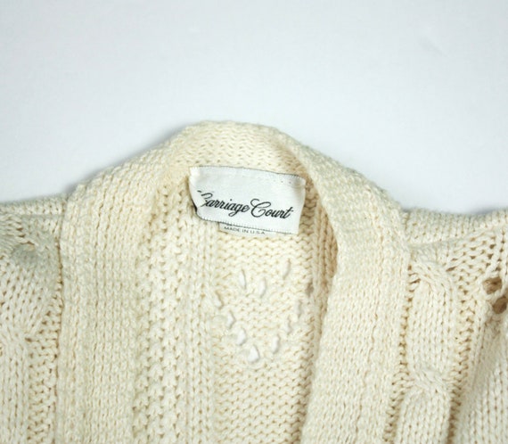 oversized sweater vest | cable knit cardigan vest… - image 6