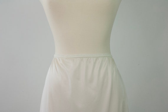 Vintage Slip Skirt | Lace Slip Skirt | White Slip… - image 3