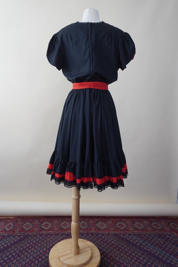1970s square dancing dress | 70s mini dress | 70s… - image 7