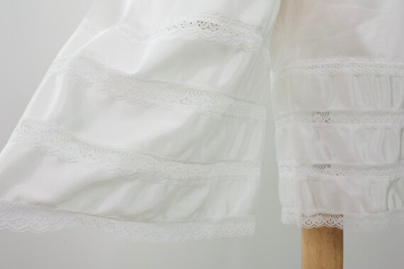 Vintage Nylon Bloomers | White Bloomers | Lace Bl… - image 5