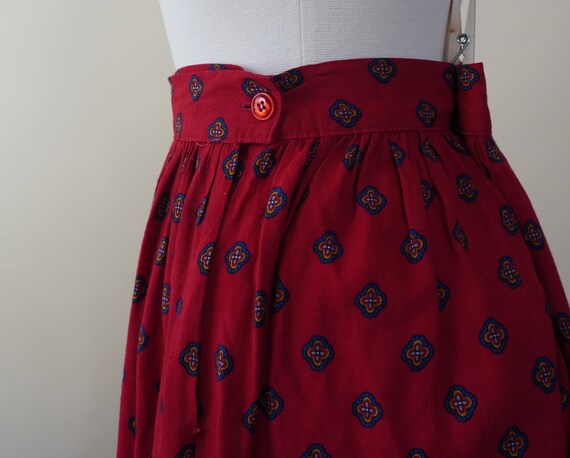 1970s bohemian midi skirt | vintage midi skirt | … - image 3