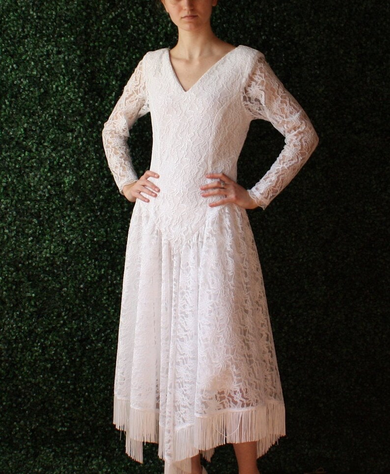 Western Wedding Fringe Dress Country Wedding Cowgirl Dress Etsy