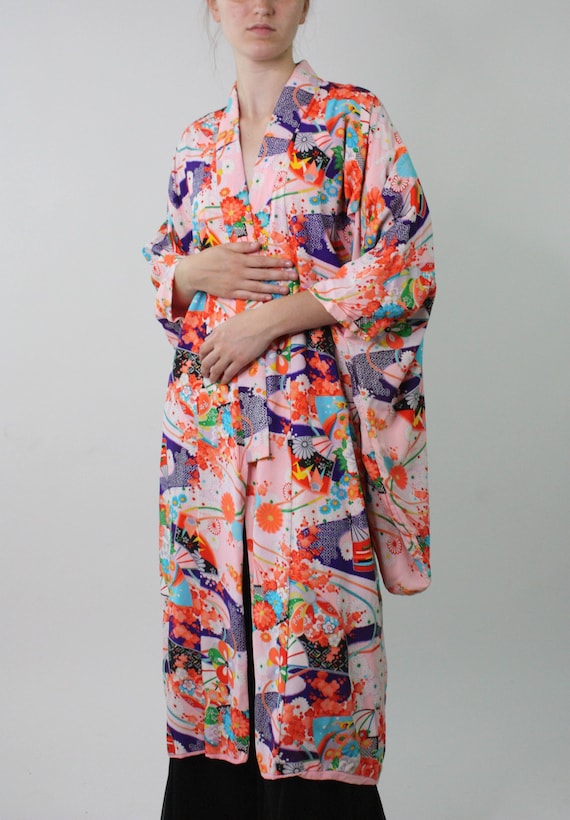 Vintage Pink Kimono | Vintage Japanese Kimono Jack